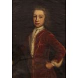 English School, late 17th century, Portrait of Roger, son of George Kenyon Esq MP, half length