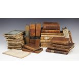 DECORATIVE BINDINGS: A collection of legal texts, 17th century and later, to include: Howell (T.B.),