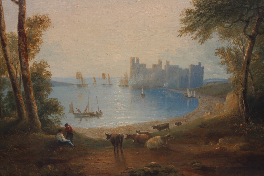 Attributed to Anthony Vandyke Copley Fielding (1787-1855), An extensive and distant view of - Image 3 of 6