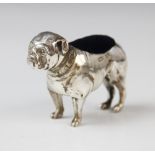 An early 20th century novelty silver pin cushion by Adie & Lovekin, Birmingham (date letter worn),