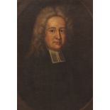 English school, 18th century, Portrait of Reverend Richard Wroe Half length in clerical dress in a