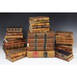 DECORATIVE BINDINGS: A collection of decorative bindings, full and 3/4 leather, to include volumes