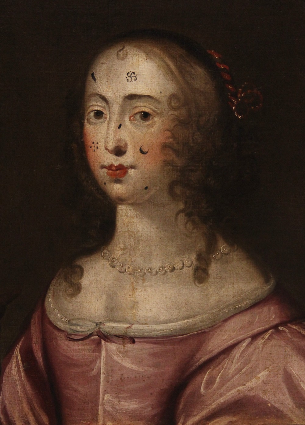 English school, circa 1650, Portrait of two ladies, both half length, - Image 4 of 24