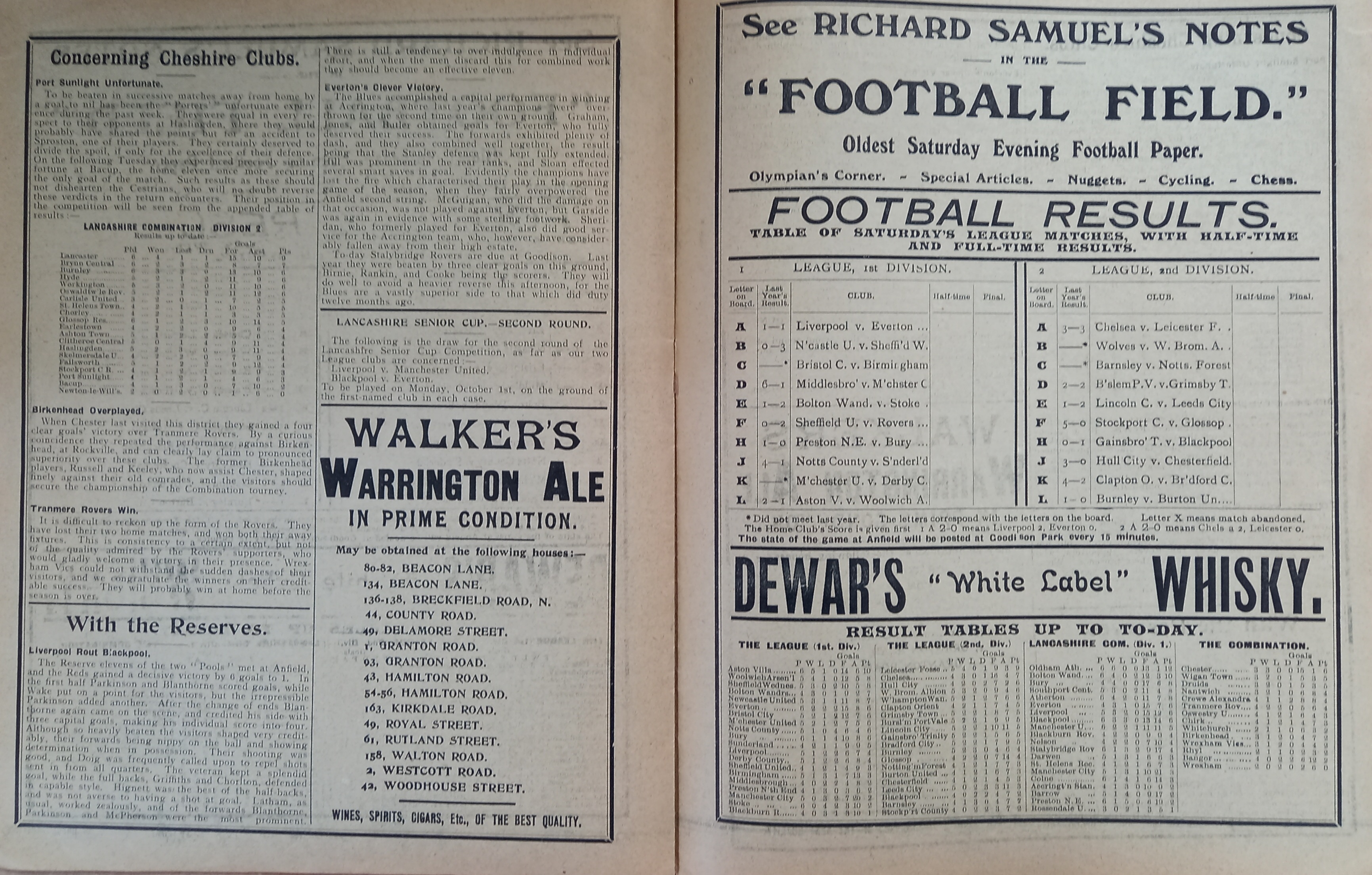 An Everton & Liverpool Official Football Programme, a 'double programme' showing the fixtures for - Image 8 of 9