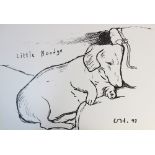 After David Hockney (British, b.1937), Print on paper, 'Little Boodge' (1993), Unsigned,