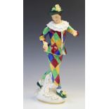 A Royal Doulton HN2737 'Harlequin' figure modelled by Douglas Tootle, printed maker's mark and