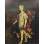 Circle of Jacob Huysmans (1630-1696), Portrait of Captain Edward Kenyon as a child, Full length in