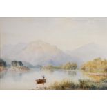 Henry Bowser Wimbush (1858-1943), Watercolour on paper, 'Ambleside, Windemere', Signed lower