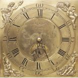 A George III oak and mahogany cross banded thirty hour longcase clock by 'Rob Webster, Salop', the