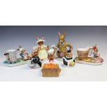 A limited edition Royal Doulton 'Bunnykins Country Manor Teaset', comprising: a 'Lady Of The Manor
