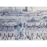 Laurence Stephen Lowry RA (British 1887-1976), 'Britain at Play' Limited edition print on paper,
