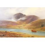 Charles Bernard Wood (fl.1903-1934), 'Near The Top Of The Loch', Oil on canvas, Signed lower