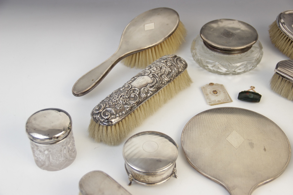 A selection of tableware and accessories, to include a George V silver mounted jewellery casket by - Image 3 of 4