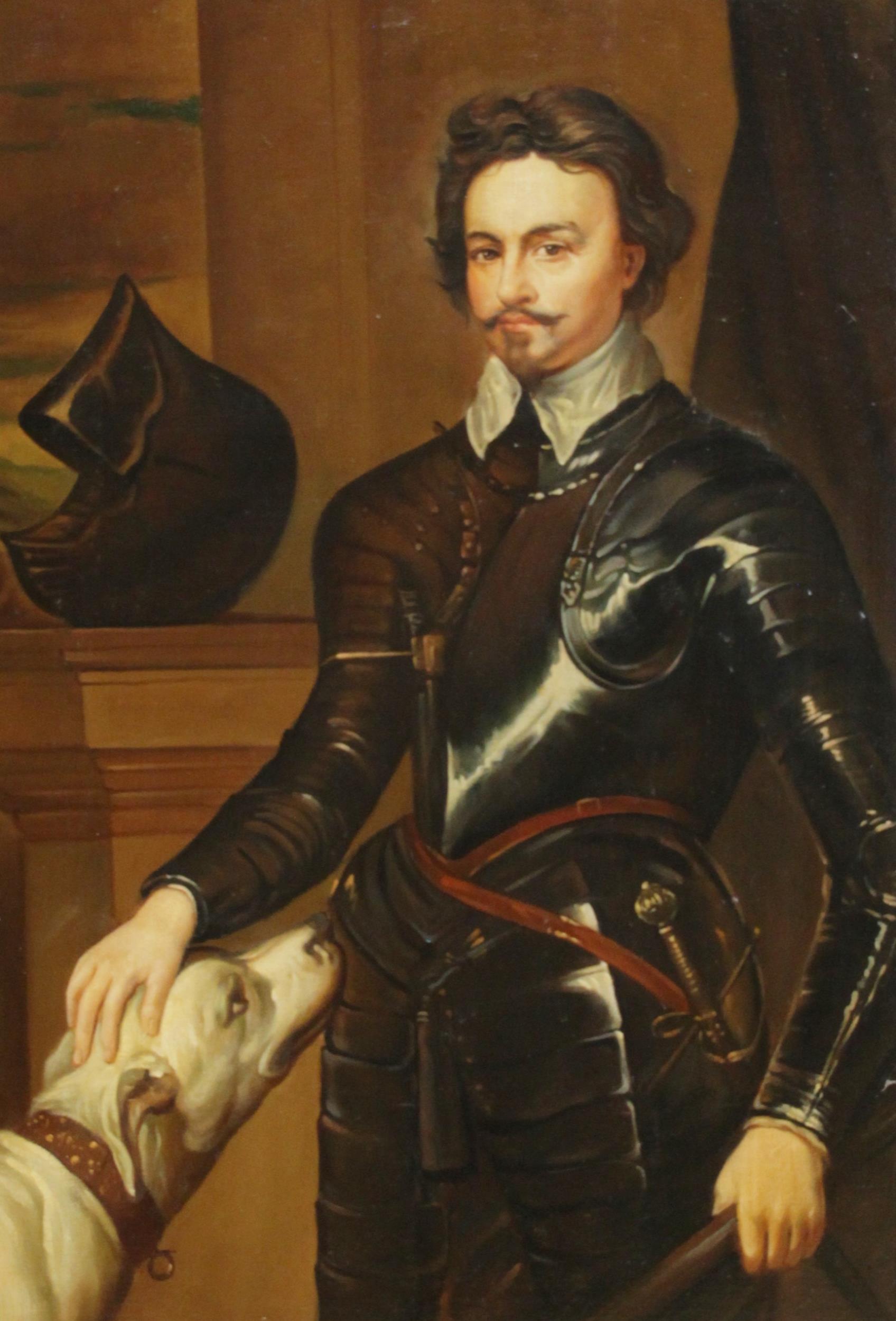 After Sir Anthony van Dyck (1599-1641), A 3/4 length portrait of Thomas Wentworth, 1st Earl of