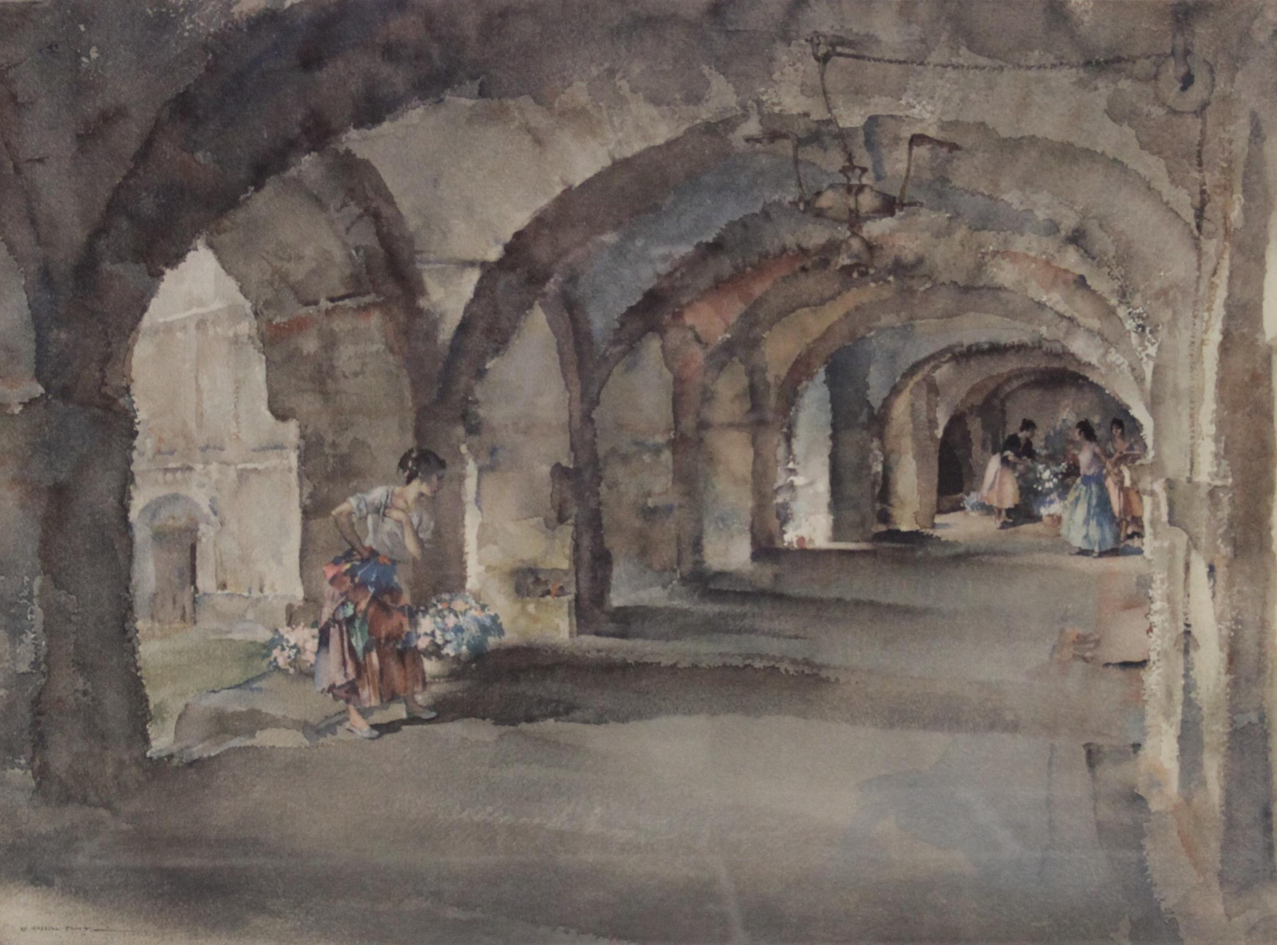 After Sir William Russell Flint R.A. (Scottish, 1880-1969), 'Le Quatorze Juillet', Artist signed - Image 2 of 8