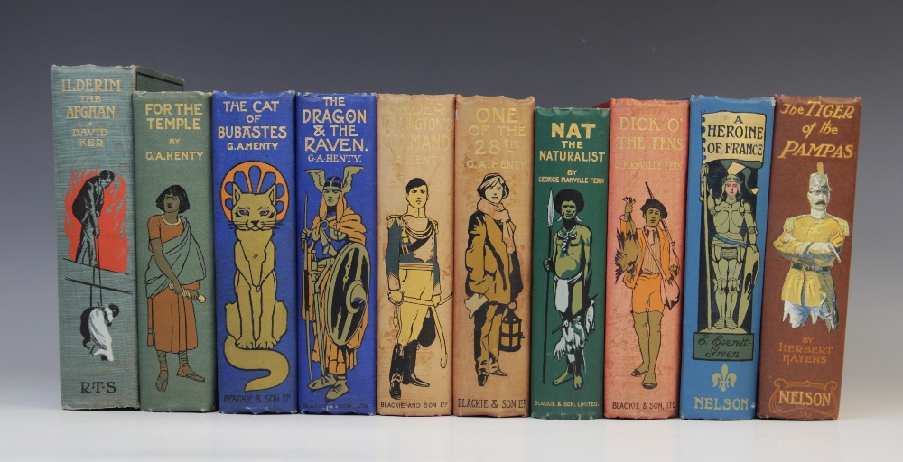 DECORATIVE BINDINGS: A collection of five children's adventure stories in Fin de Siècle style - Image 3 of 3