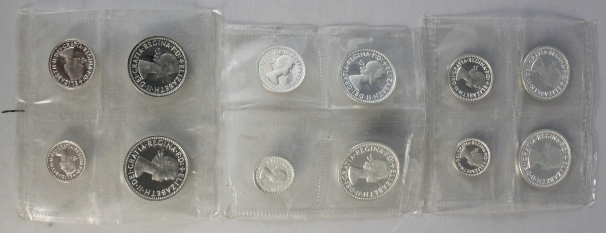 Three sealed Royal Mint sets of four Maundy money coins, each dated 1988, in a white leather - Image 2 of 5