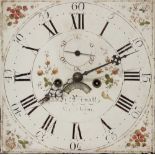 A George III oak and mahogany cross banded eight day longcase clock signed Fernall, Wrexham, the