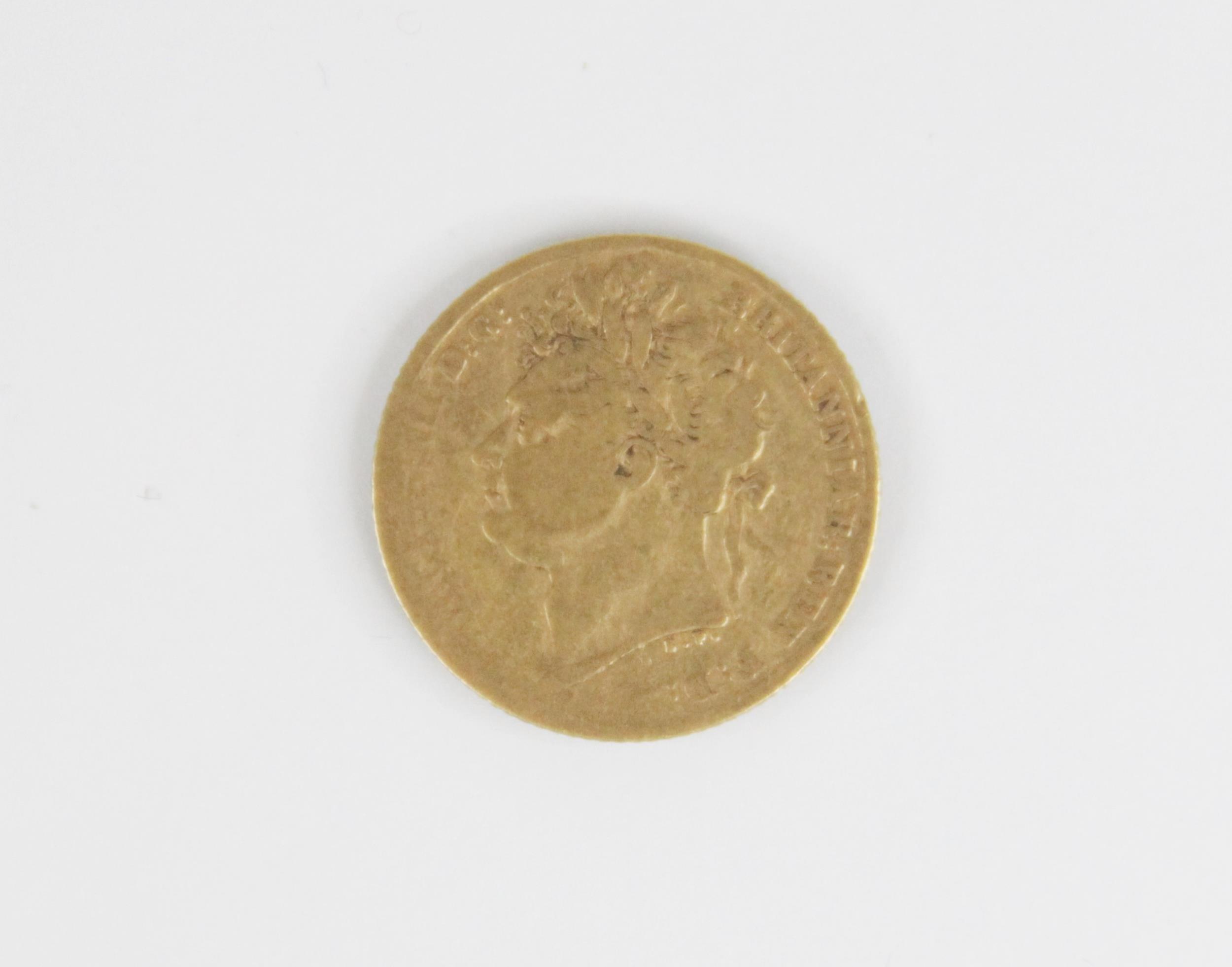 A George IV shield-back half-sovereign, dated 1825, weight 3.9gms - Image 2 of 2