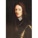 English school (20th century), A bust length portrait of Sir Thomas Tyldesley (1612-1651), after a