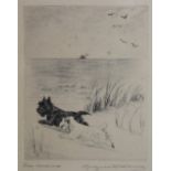 Marguerite Kirmse (American, 1885-1954), 'Sea Urchins', Etching on paper, Signed and titled in