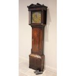 A George III oak cased eight day longcase clock signed Watkin Owen Llanrwst, the architectural