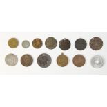 A collection of ninety-nine 18th century and later silver, copper and cupro-nickel global coinage,