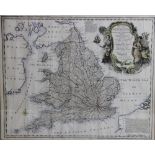 After Eman [Emanuel] Bowen (1694-1767), 'A New and very Accurate Map of SOUTH BRITAIN or ENGLAND AND