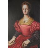 After Bronzino [Agnolo di Cosimo] (1503-1572), A 20th century copy of the Portrait of Lucrezia