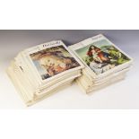 THE MASTERS - THE WORLD'S MOST COMPLETE GALLERY OF PAINTING, issues 1-76 (issues 34 and 68 missing),
