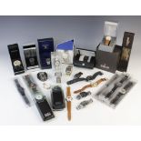 A large collection of vintage and modern dress watches, including a Longines Quartz T1 Timer, a
