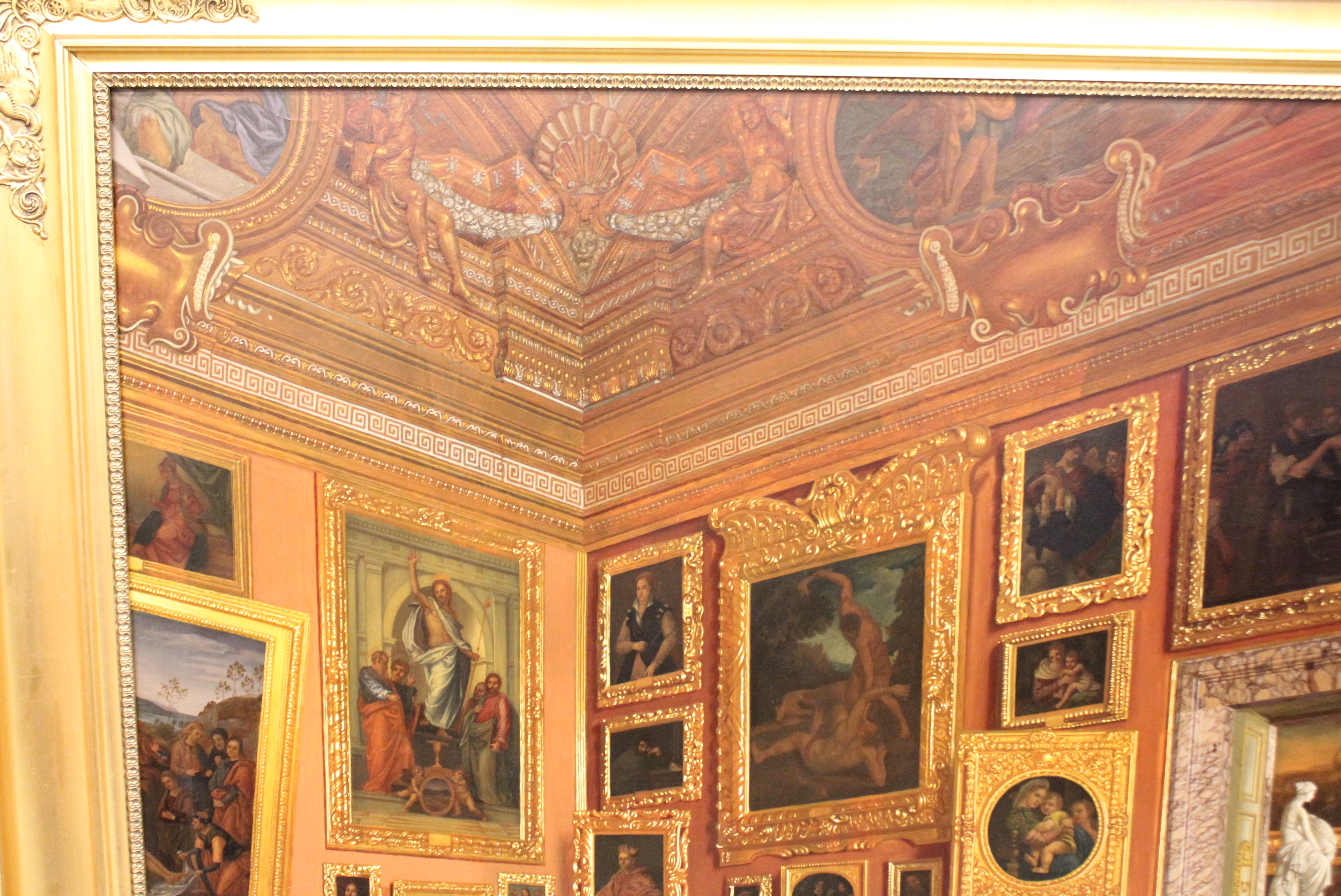 Francesco Maestosi (Italian, 1822-1883), 'Sala de Saturne' [Room of Saturn in the Pitti Palace, - Image 5 of 8