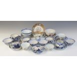 A collection of 18th century and later Chinese porcelain, to include blue and white export