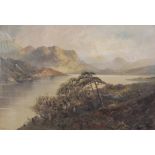 Francis E Jamieson (1895-1950), An extensive loch landscape, Oil on canvas, Signed lower left, 49.