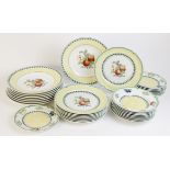 A Villeroy & Boch Country Collection part service in the 'French Garden Valence' pattern,