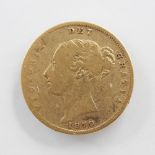 A Victorian gold half sovereign, dated 1879, gross weight approx. 3.9gms