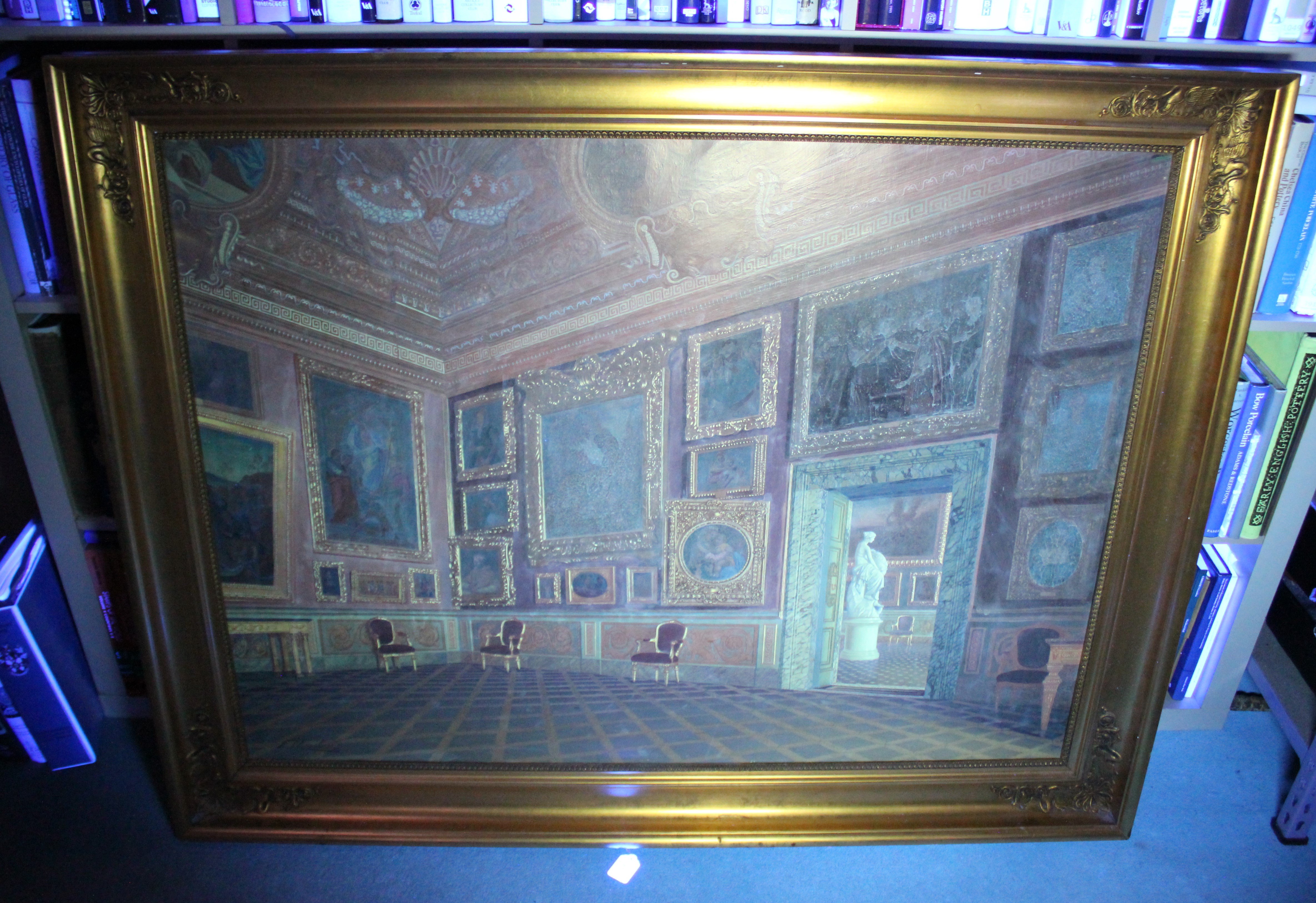 Francesco Maestosi (Italian, 1822-1883), 'Sala de Saturne' [Room of Saturn in the Pitti Palace, - Image 3 of 8