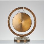 ERCOLE BAROVIER (Attr.le) Produzione Murano, Italia anni â€˜50 Gong in vetro cordonato trasparente