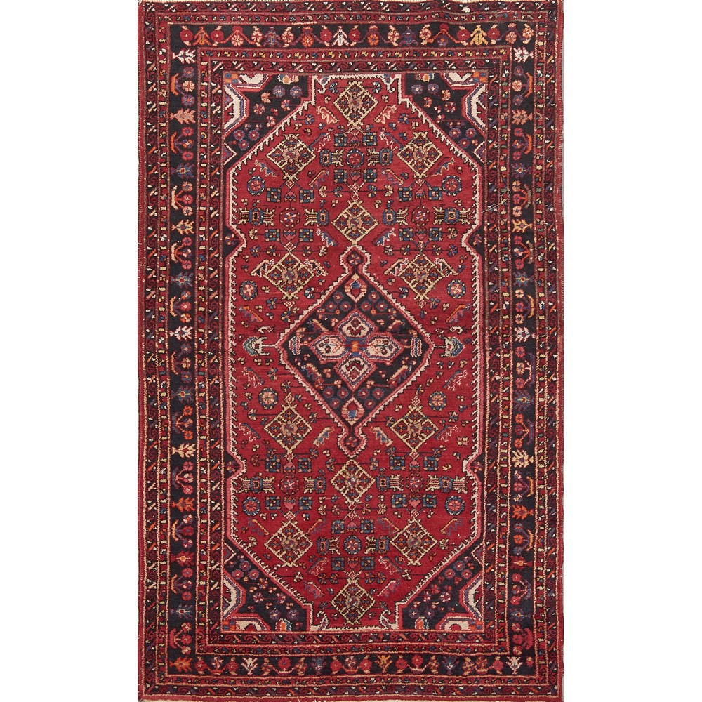 TAPPETO HOSSENABAD, trama ed ordito in cotone, vello in lana. Persia XX secolo - cm 224 x 142