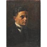 ANTONIO MANCINI (Roma 1852 - 1930) Olio su tela "Ritratto del nipote Alfredo" - 1896, firmato sul