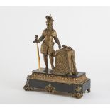 SCULTURA in bronzo, fusione a cera persa, raffigurante "Regnante". Francia XIX secolo - cm 36 x 15