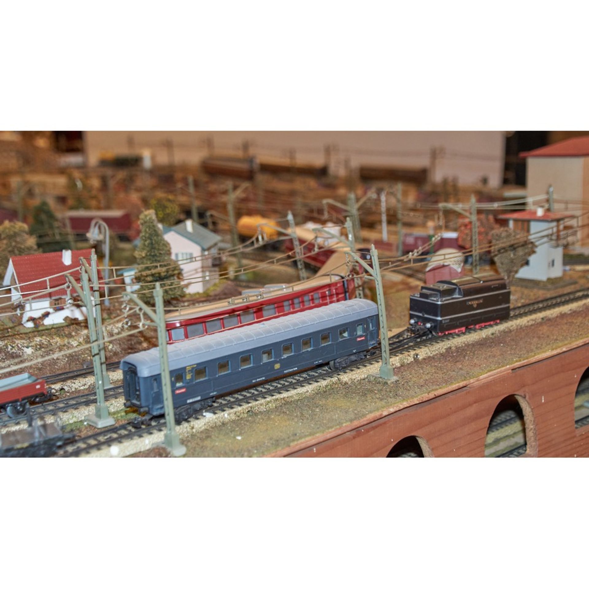 MARKLIN, POCHER, RIVAROSSI. Produzione Italiana anni â€˜70 Raro e grande plastico ferroviario - Bild 9 aus 9