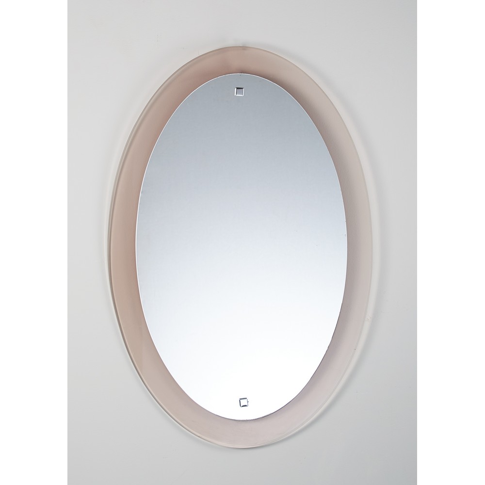 VECA (Attr.le) Grande specchio di forma ovale