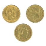 FRANCIA - 1807/17/52 20 Franchi oro