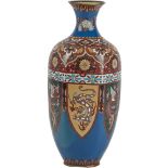 VASO in cloisonnÃ© decorato