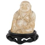 SCULTURA in avorio raffigurante "Buddha"