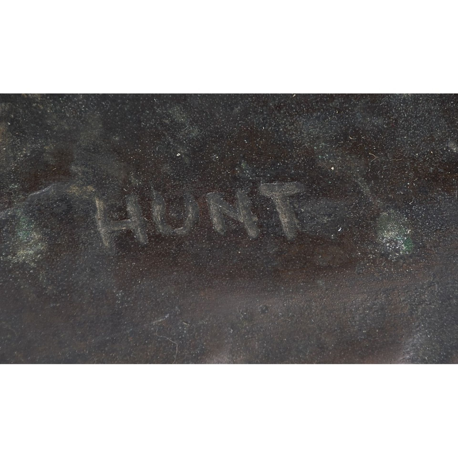 SCULTURA in bronzo firmato Hunt - Bild 2 aus 2