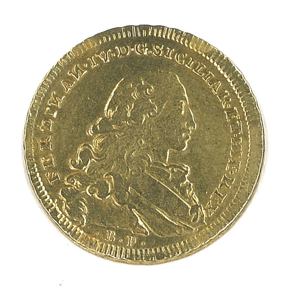 NAPOLI - FERDINANDO IV - 1777 6 Ducati oro