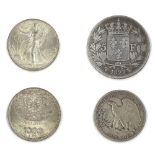 QUATTRO MONETE monete in argento g. 63,90