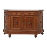 CREDENZA in legno di noce